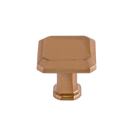 Crown 1" Square Cabinet Knob Rose Gold Finish CHK92230RG